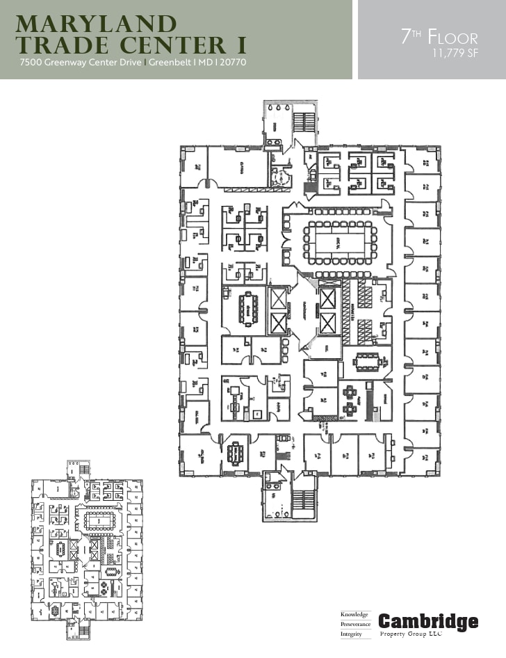 7500 Greenway Center Dr, Greenbelt, MD for lease Floor Plan- Image 1 of 1