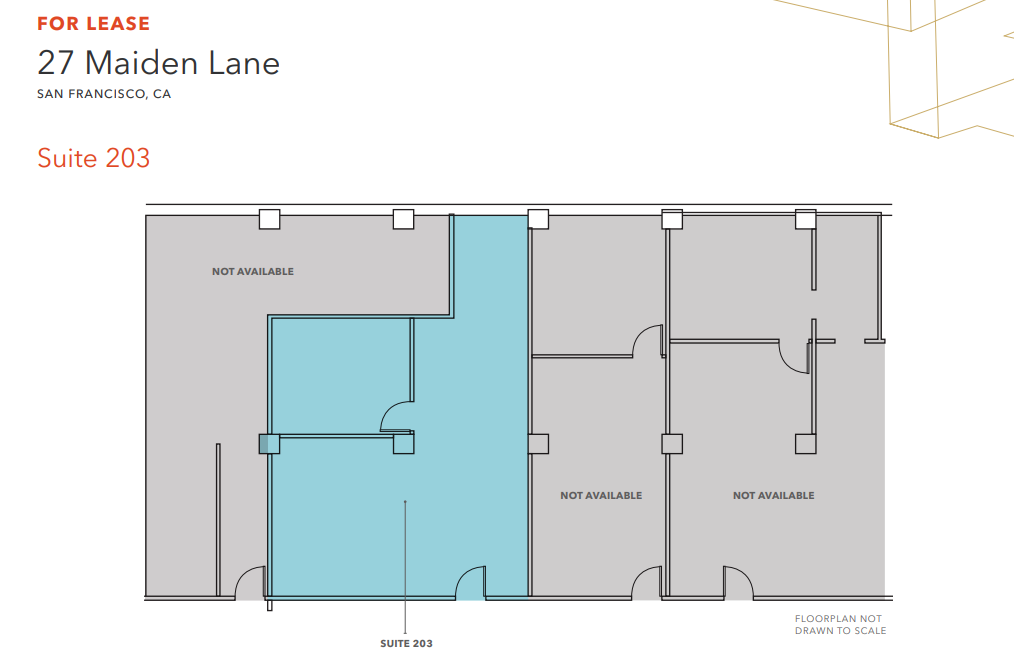 27 Maiden Ln, San Francisco, CA à louer Plan d  tage- Image 1 de 3