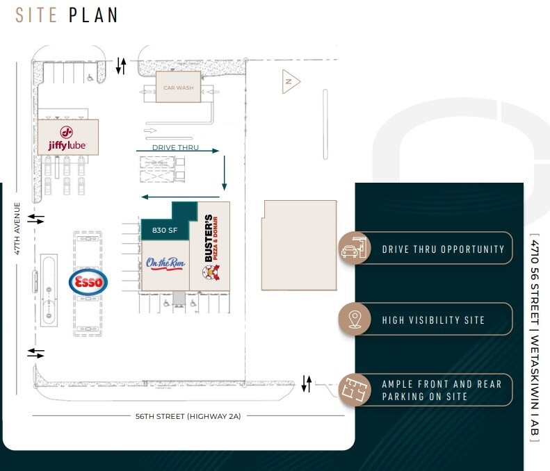 4710 56 St, Wetaskiwin, AB for lease Site Plan- Image 1 of 1