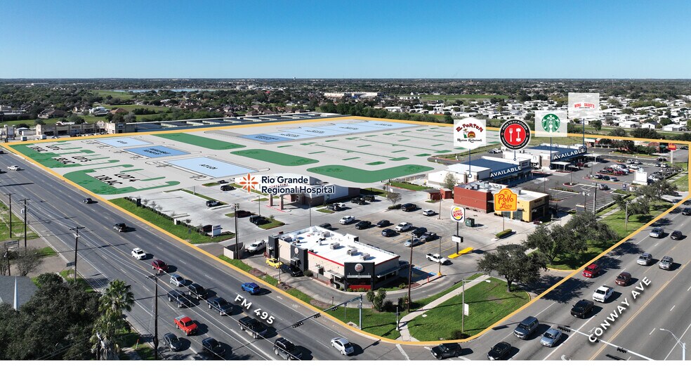 NWC FM 495 & Conway, Mission, TX à louer - Photo du bâtiment - Image 2 de 4