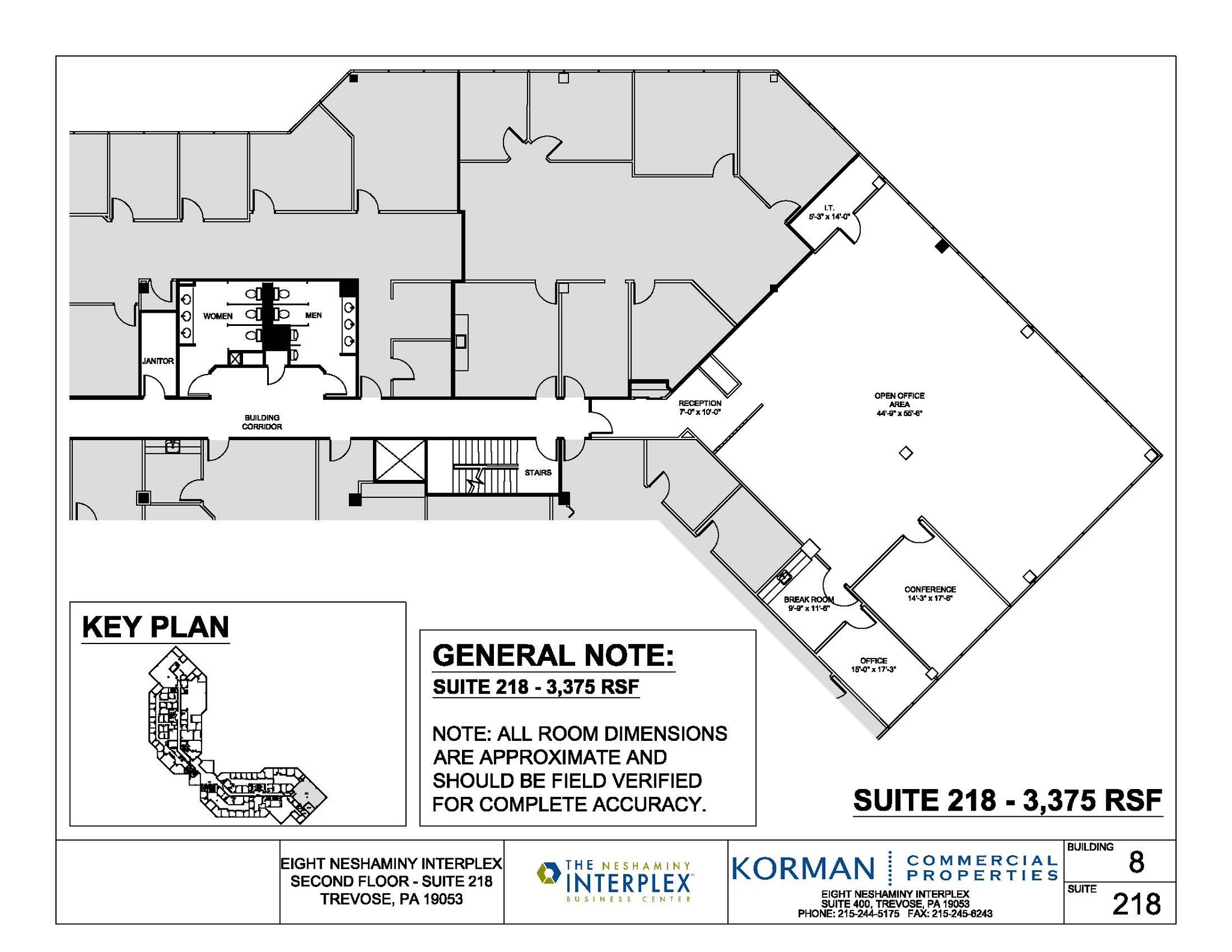 8 Neshaminy Interplex, Trevose, PA à louer Plan d  tage- Image 1 de 2