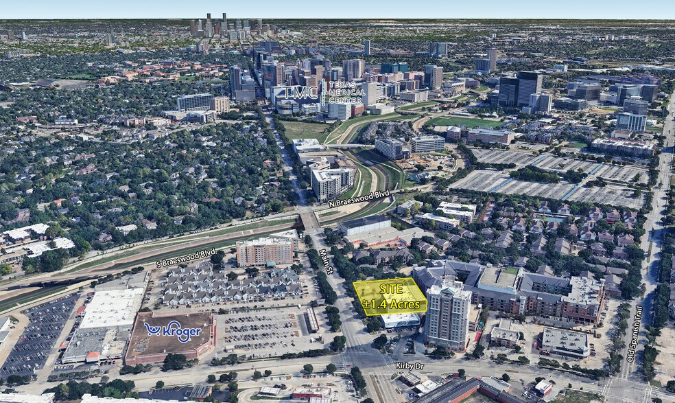 7807 Main St, Houston, TX à louer - Aérien - Image 1 de 8