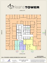 1340 Poydras St, New Orleans, LA à louer Plan de site- Image 1 de 1