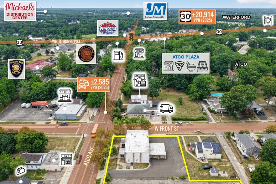 2155 Atco Ave, Atco, NJ à vendre - Photo du bâtiment - Image 2 de 9