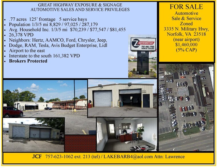 3335 N Military Hwy, Norfolk, VA for sale - Primary Photo - Image 1 of 14