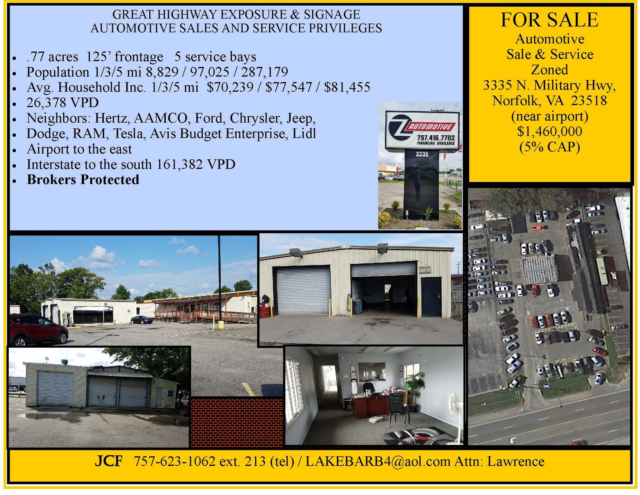 3335 N Military Hwy, Norfolk, VA à vendre Photo principale- Image 1 de 15