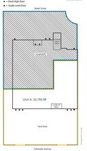 4450 Tidewater Ave, Oakland, CA à louer Plan d’étage- Image 1 de 1