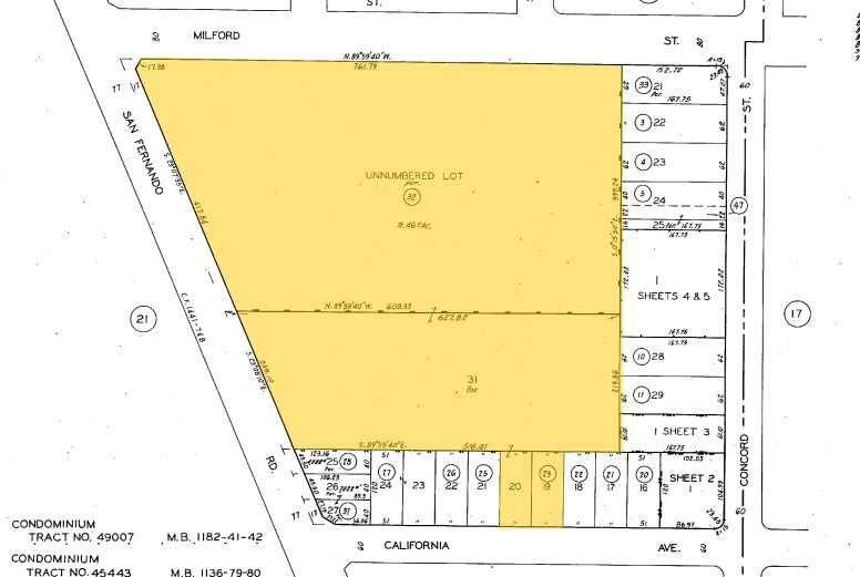 5426-5430 San Fernando Rd, Glendale, CA for sale - Plat Map - Image 2 of 4