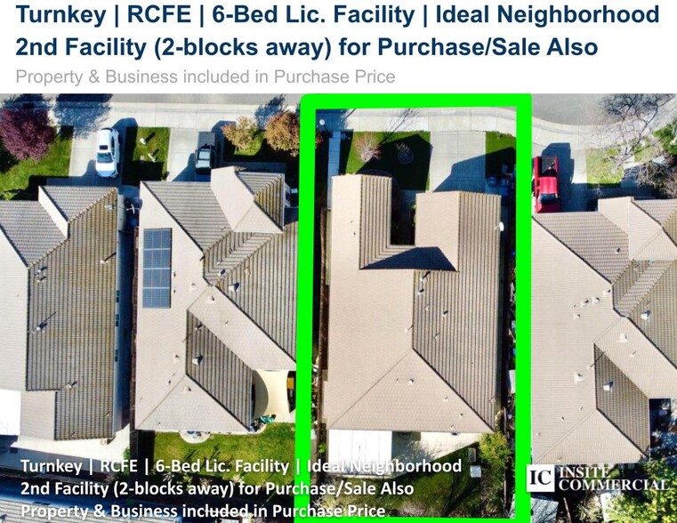 12-Bed Lic | RCFE | RE & Biz portfolio of 2 properties for sale on LoopNet.ca - Aerial - Image 1 of 2