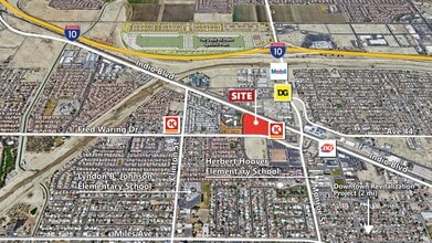 Indio Blvd & Hoover St, Indio, CA - AÉRIEN Vue de la carte - Image1
