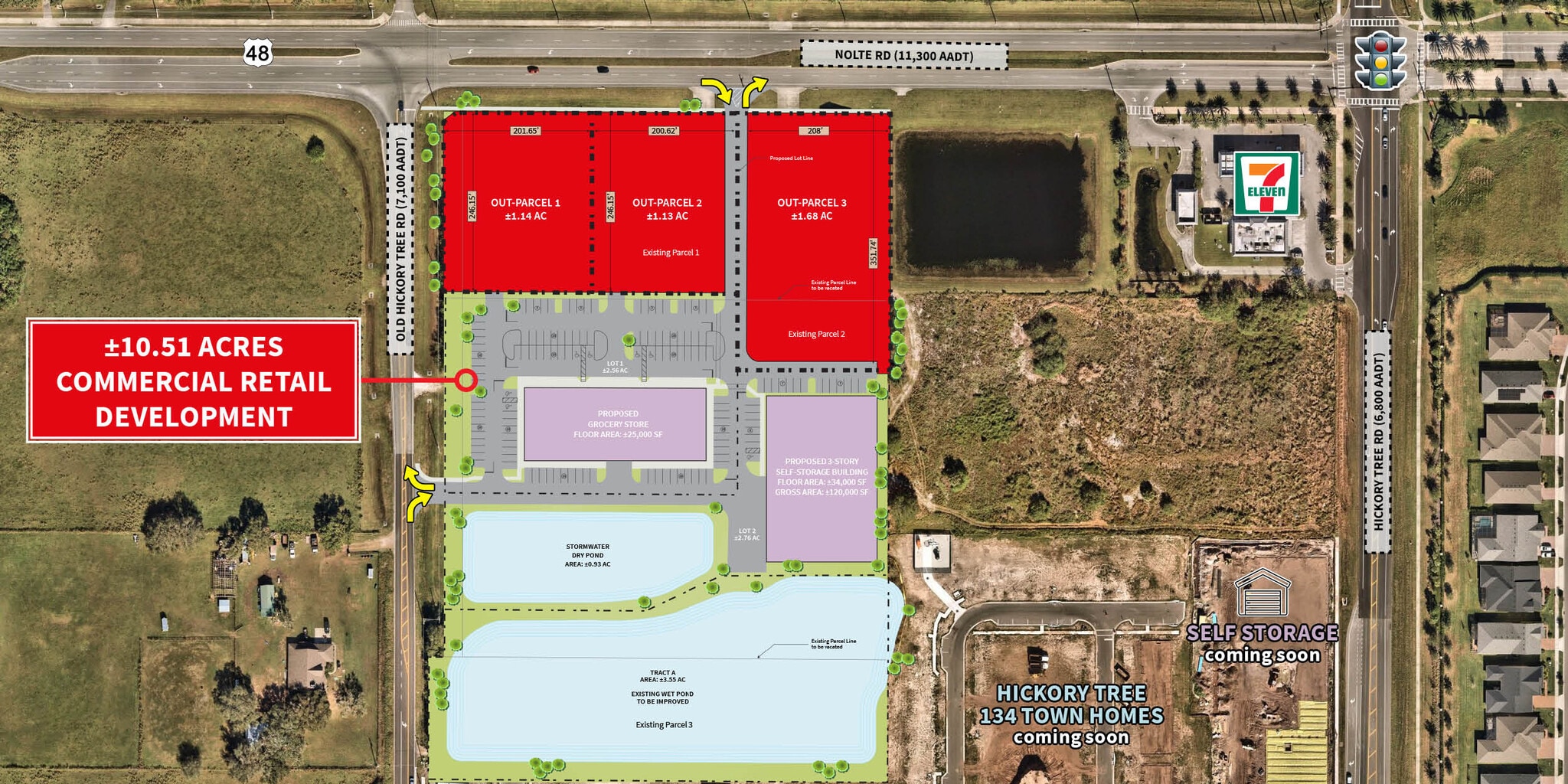 SEC of Nolte Road and Old Hickory Tree Road, Saint Cloud, FL for lease Building Photo- Image 1 of 2