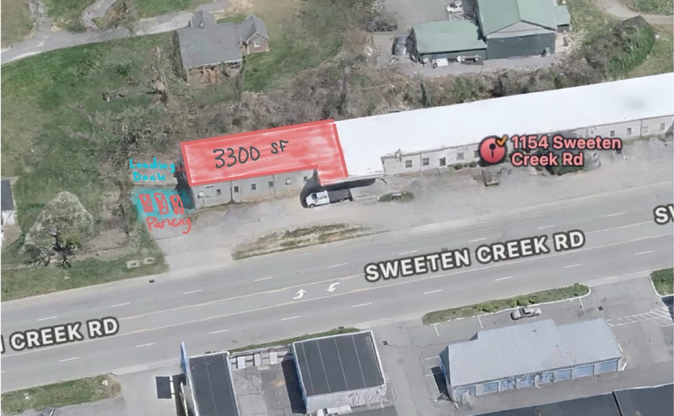 1150-1156 Sweeten Creek Rd, Asheville, NC for lease - Building Photo - Image 2 of 4