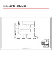 220 E 23rd St, New York, NY for lease Floor Plan- Image 1 of 5