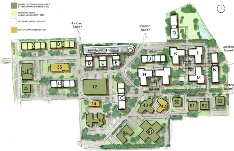 33 Bis Avenue Du Docteur Georges Lévy, Vénissieux à louer - Plan de site - Image 2 de 3
