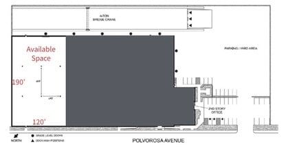 2300 Polvorosa Ave, San Leandro, CA à louer Plan d’étage- Image 1 de 1