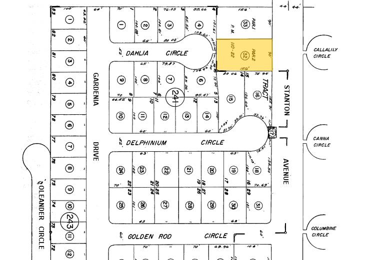 7771 Stanton Ave, Buena Park, CA for sale - Plat Map - Image 3 of 3