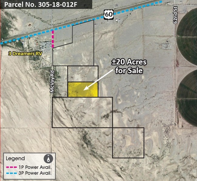 More details for US-60 & McVay Rd, Bouse, AZ - Land for Sale