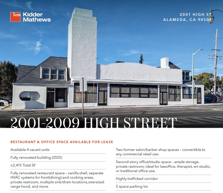 2001-2009 High St, Alameda, CA for lease Primary Photo- Image 1 of 4