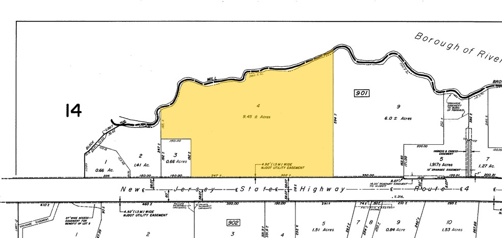 275 Route 4, Paramus, NJ à vendre - Plan cadastral - Image 1 de 1