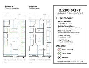 19059 Champion Forest Dr, Spring, TX à louer Plan de site- Image 1 de 10