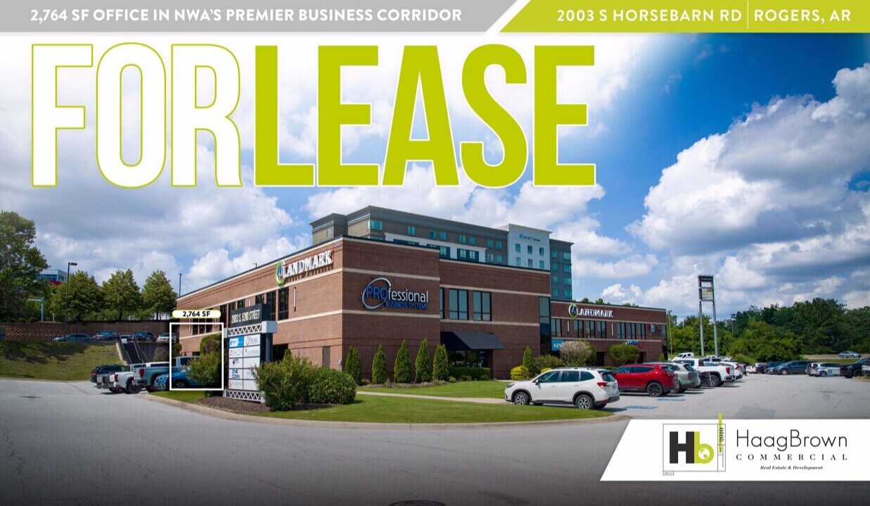2003 S Horsebarn Rd, Rogers, AR for lease Building Photo- Image 1 of 8
