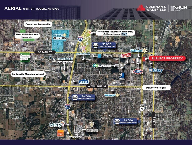 N 8th Street, Rogers, AR à vendre - Photo du bâtiment - Image 3 de 4