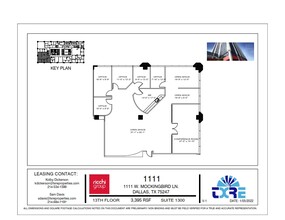 1111 W Mockingbird Ln, Dallas, TX à louer Plan d’étage- Image 1 de 1