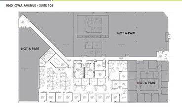 1020 Iowa Ave, Riverside, CA à louer Plan d  tage- Image 1 de 1