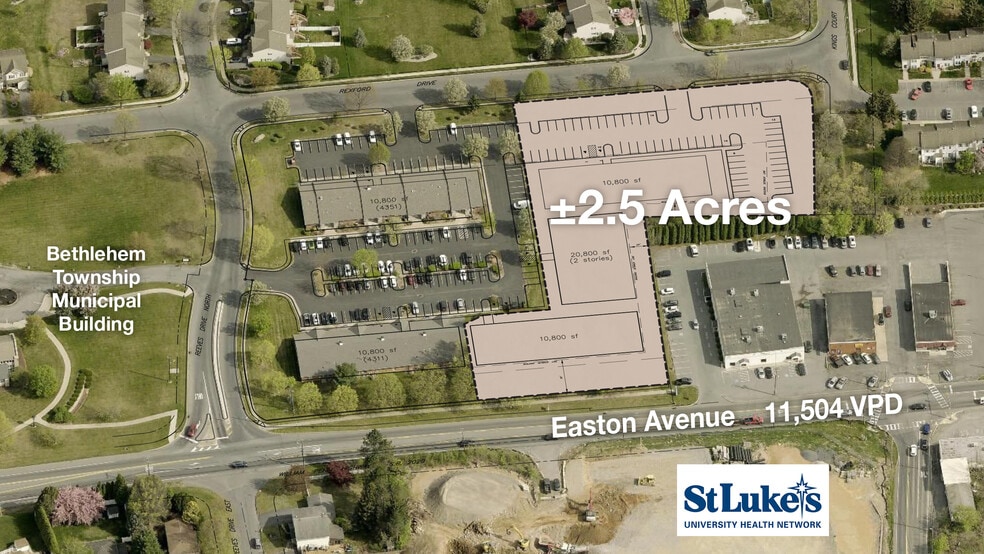 4317 Easton Ave, Bethlehem, PA à vendre - Photo du bâtiment - Image 1 de 3
