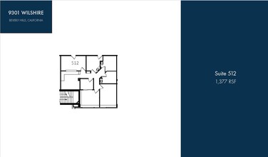 9301 Wilshire Blvd, Beverly Hills, CA à louer Plan d’étage- Image 1 de 1