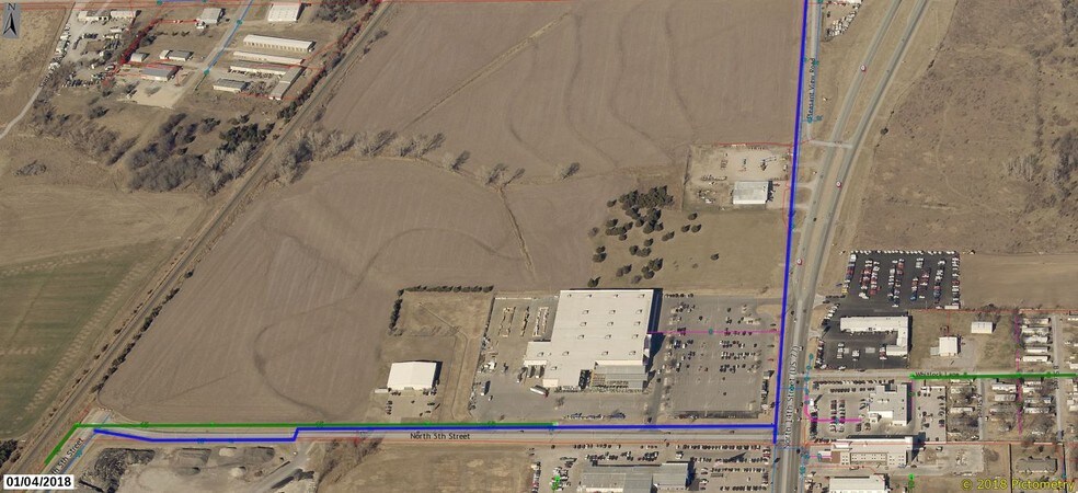 3602 N 14th St, Ponca City, OK à vendre - Aérien - Image 2 de 3