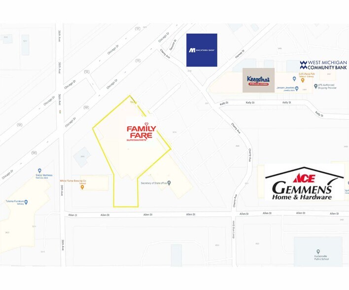 5221 Cherry Ave, Hudsonville, MI à louer - Photo du bâtiment - Image 2 de 7