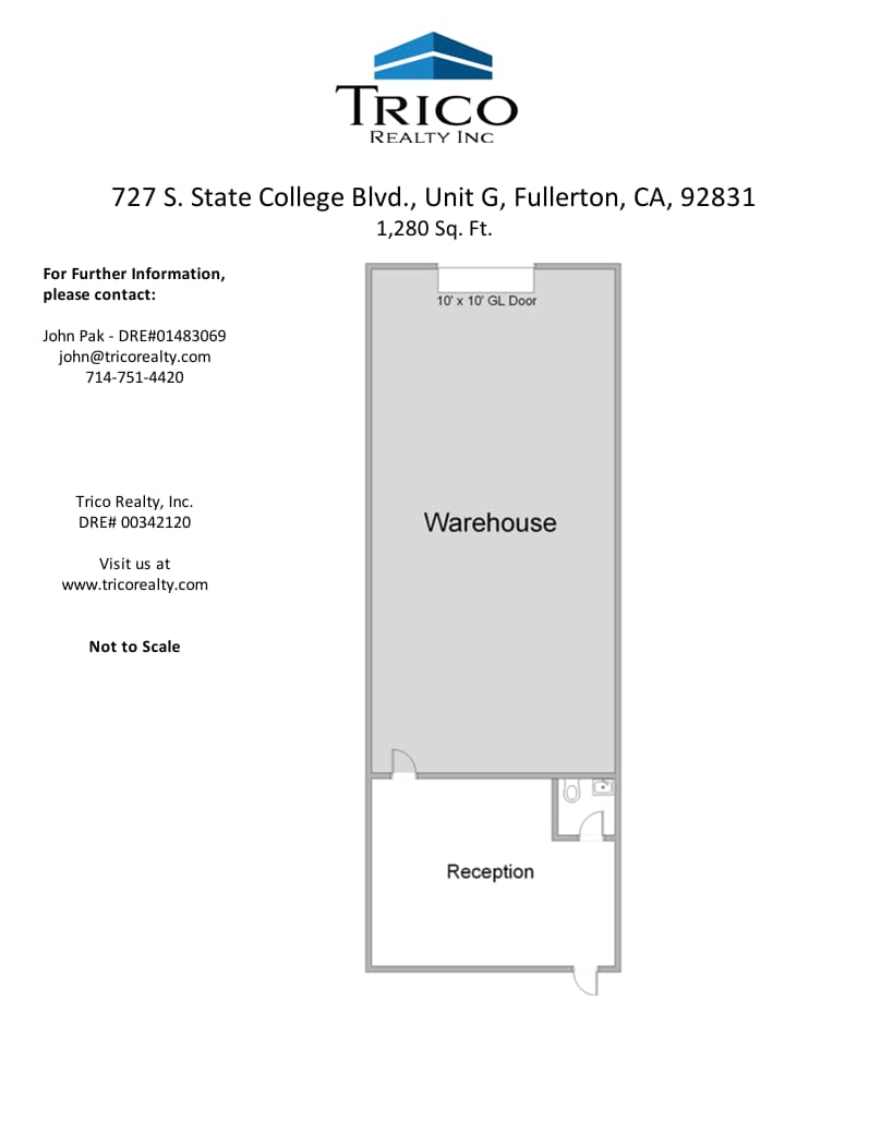 667-759 S State College Blvd, Fullerton, CA à louer Plan d’étage- Image 1 de 1