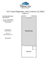 667-759 S State College Blvd, Fullerton, CA à louer Plan d’étage- Image 1 de 1