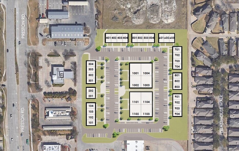 7700 Preston Rd, Frisco, TX à vendre - Plan de site - Image 2 de 9