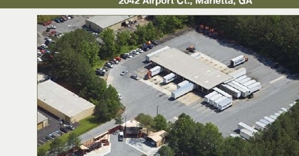 2042 Airport Ct, Marietta, GA - AERIAL  map view