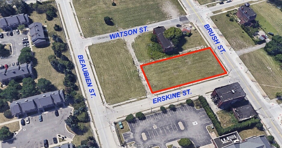 3124 BRUSH St, Detroit, MI à vendre - Aérien - Image 2 de 3