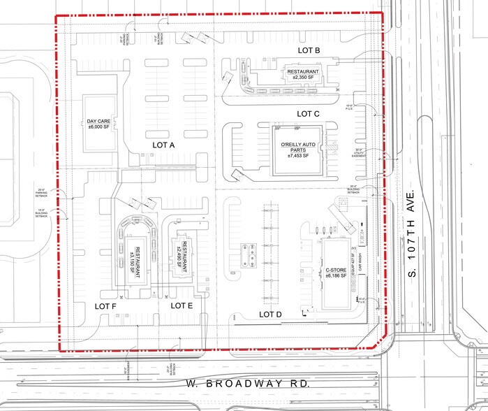 NWC 107th Ave & Broadway Rd, Tolleson, AZ à vendre - Photo du bâtiment - Image 2 de 2