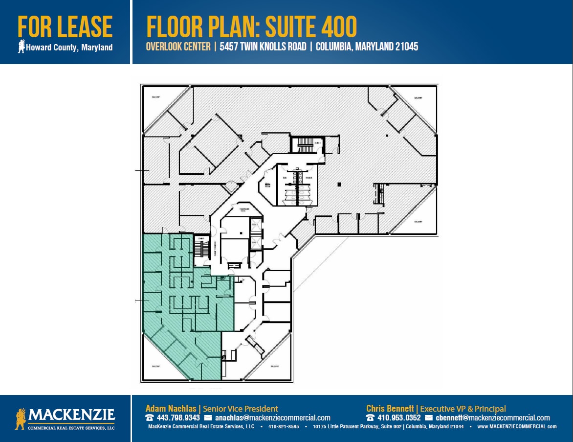 5457 Twin Knolls Rd, Columbia, MD for lease Floor Plan- Image 1 of 1