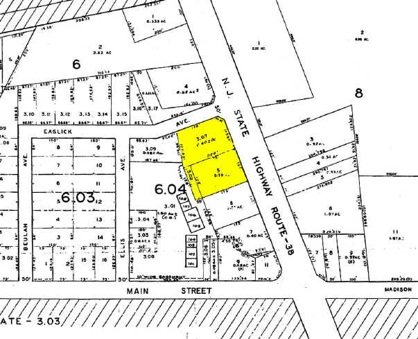 1566 Rt 38, Lumberton, NJ à louer - Plan cadastral - Image 2 de 7