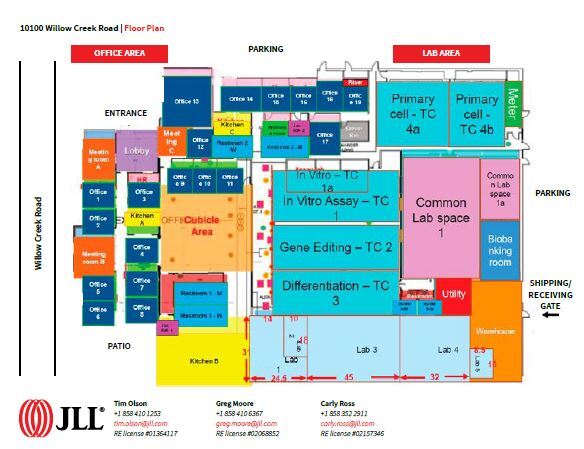 10100 Willow Creek Rd, San Diego, CA for lease Floor Plan- Image 1 of 1