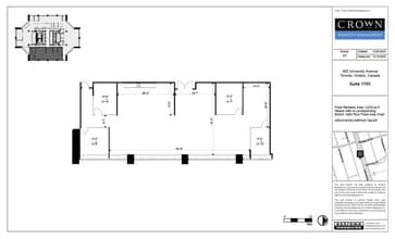 400 University Ave, Toronto, ON for lease Floor Plan- Image 1 of 1