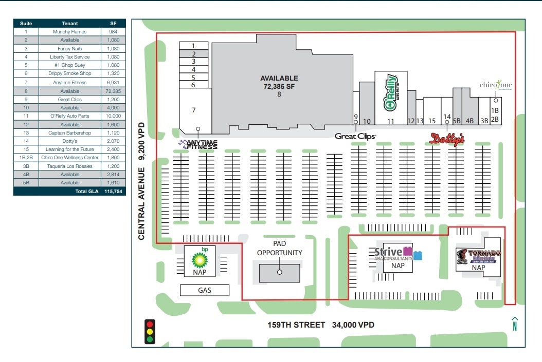 5500-5556 159th St, Oak Forest, IL for lease Building Photo- Image 1 of 2