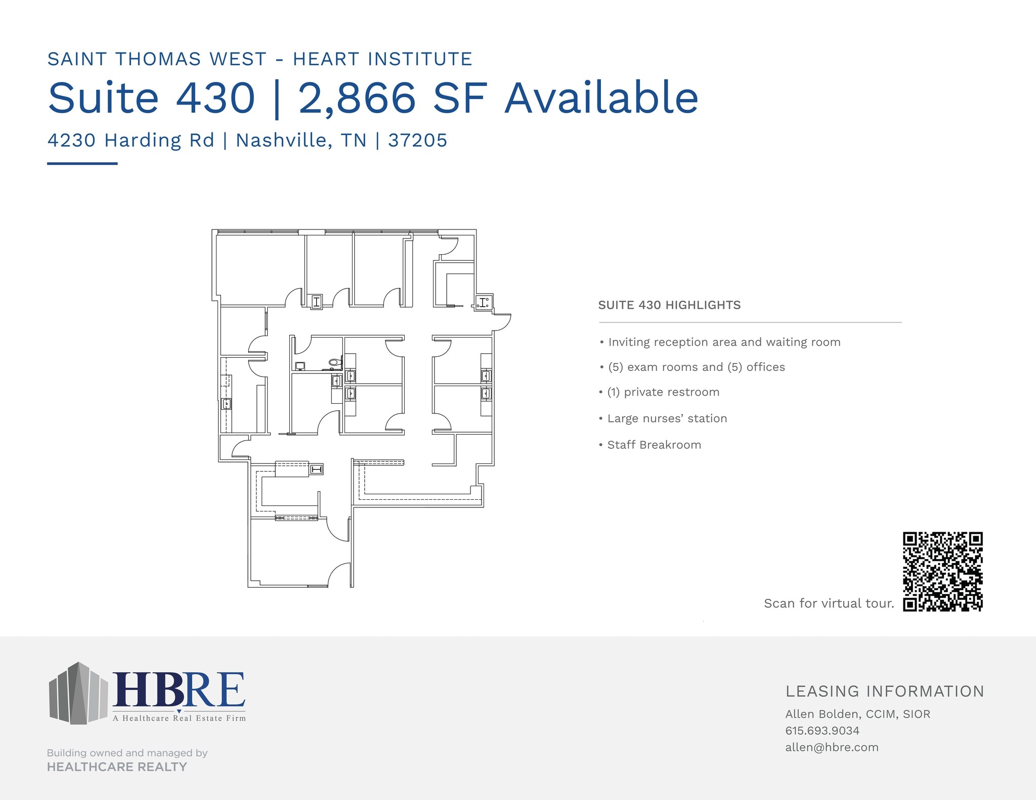 4230 Harding Rd, Nashville, TN à louer Plan de site- Image 1 de 1