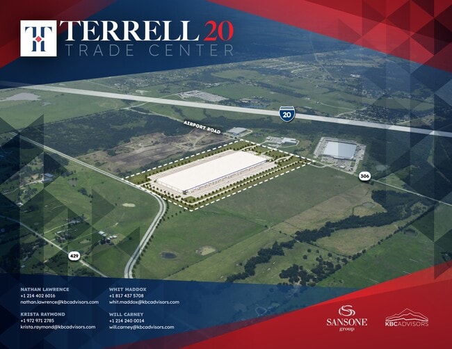 Plus de détails pour Airport Rd, Terrell, TX - Industriel à louer