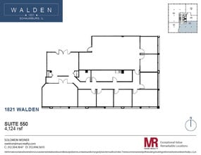 1821 Walden Office Sq, Schaumburg, IL for lease Floor Plan- Image 1 of 12