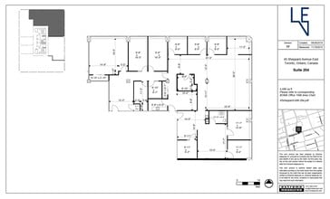 45 Sheppard Ave E, Toronto, ON for lease Floor Plan- Image 1 of 1