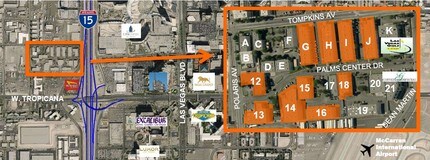 3055-3091 W Tompkins Ave, Las Vegas, NV - AERIAL  map view