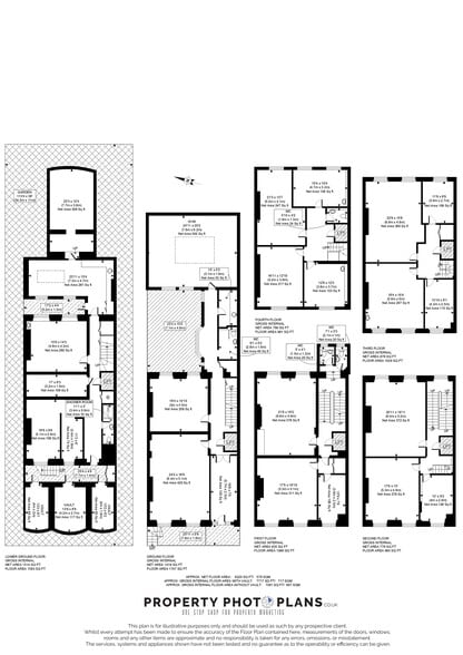 12 Upper Wimpole St, London for lease - Floor Plan - Image 3 of 5