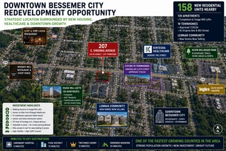 More details for 207 E Virginia Ave, Bessemer City, NC - Land for Sale